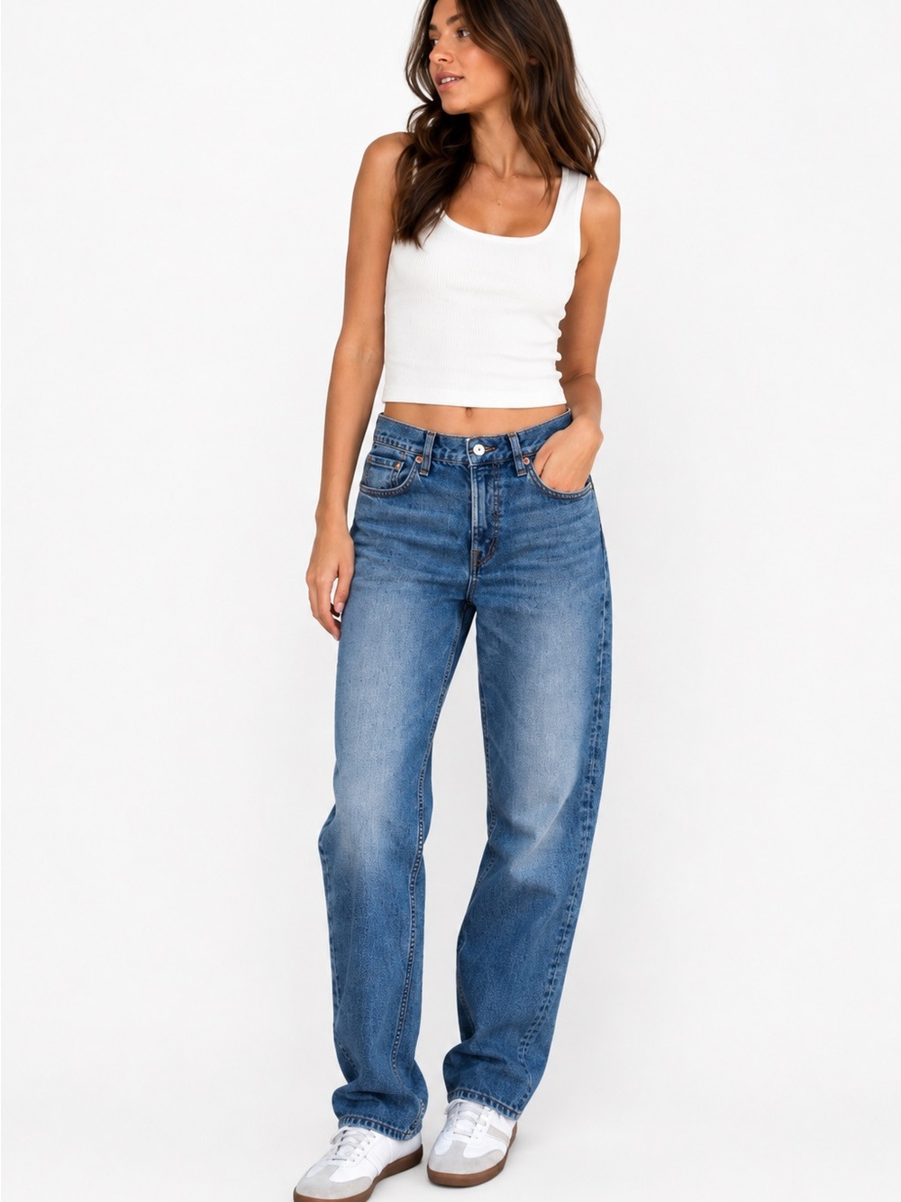 Levi’s Boyfriend Jeans Size 29 Medium Wash Relaxed Straight Leg Denim